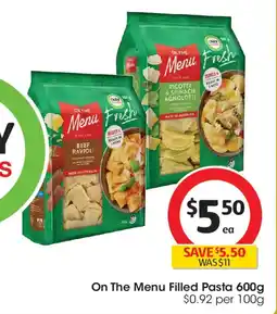 Coles On The Menu Filled Pasta offer
