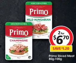 Coles Primo Sliced Meat offer
