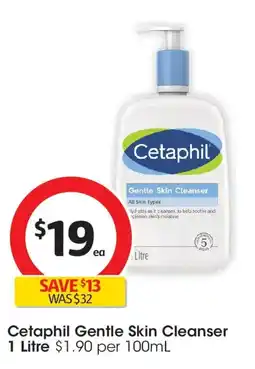Coles Cetaphil Gentle Skin Cleanser offer