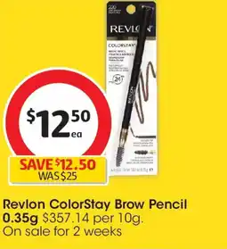 Coles Revlon ColorStay Brow Pencil offer