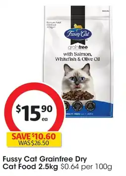 Coles Fussy Cat Grainfree Dry Cat Food offer