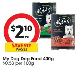 Coles My Dog Dog Food offer
