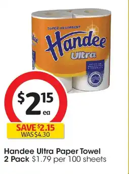Coles Handee Ultra Paper Towel offer
