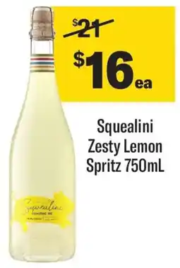 Coles Squealini Zesty Lemon Spritz offer