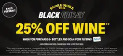 Coles Black friday 25% off wine offer
