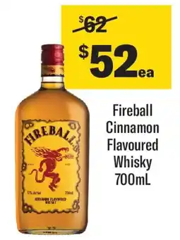 Coles Fireball Cinnamon Flavoured Whisky offer