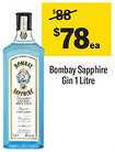 Coles Bombay Sapphire Gin offer