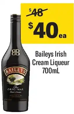 Coles Baileys Irish Cream Liqueur offer