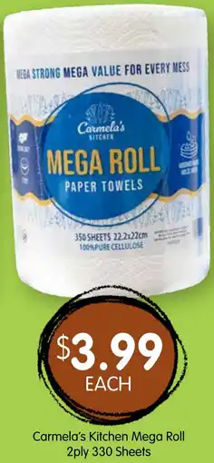 Spudshed Carmela's Kitchen Mega Roll offer
