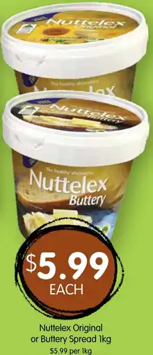 Spudshed Nuttelex Original or Buttery Spread offer