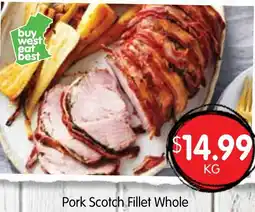 Spudshed Pork Scotch Fillet Whole offer