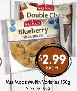 Spudshed Mrs Mac's Muffin Varieties offer