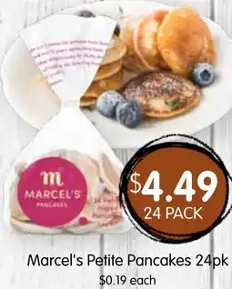 Spudshed Marcel's Petite Pancakes offer