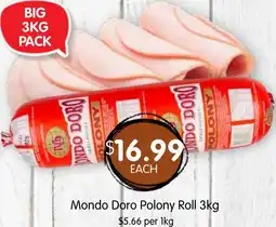 Spudshed Mondo Doro Polony Roll offer