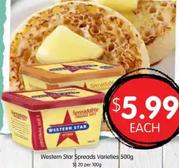 Spudshed Western Star Spreads Varieties offer