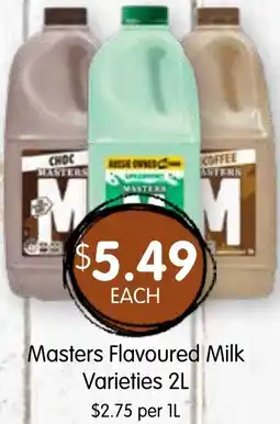 Spudshed Masters Flavoured Milk offer