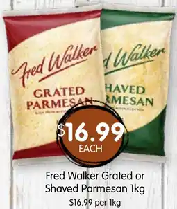 Spudshed Fred Walker Grated or Shaved Parmesan offer