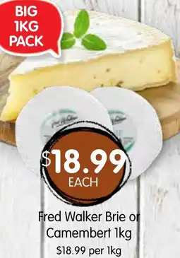Spudshed Fred Walker Brie or Camembert offer