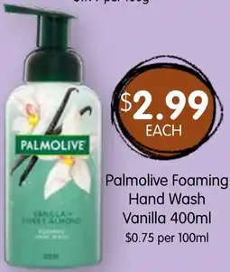 Spudshed Palmolive Foaming Hand Wash Vanilla offer