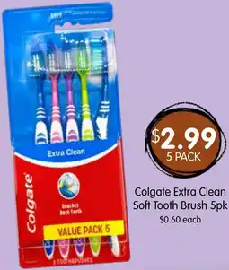 Spudshed Colgate Extra Clean Soft Tooth Brush offer