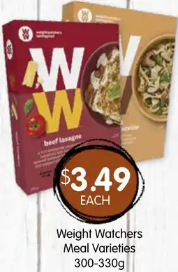 Spudshed Weight Watchers Meal Varieties offer