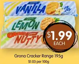 Spudshed Grona Cracker Range offer