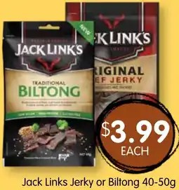 Spudshed Jack Links Jerky or Biltong offer