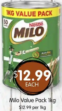 Spudshed Milo offer