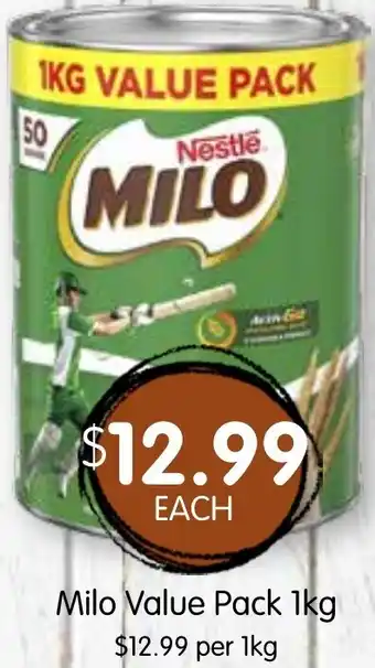 Spudshed Milo offer