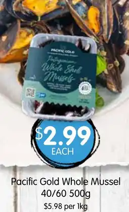 Spudshed Pacific Gold Whole Mussel offer