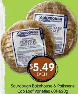Spudshed Sourdough Bakehouse & Patisserie Cob Loaf Varieties offer