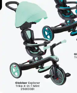 Toymate Globber Explorer Trike 4-in-1 Mint offer
