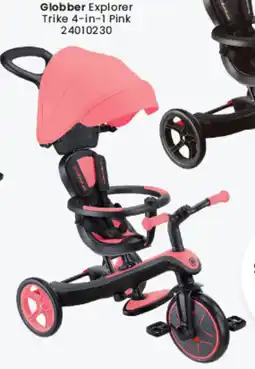 Toymate Globber Explorer Trike 4-in-1 Pink offer