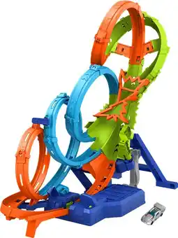 Toymate Hot Wheels 4-Loop Crash-Out Track Set offer