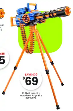 Toymate X-Shot Insanity Motorised Rage Fire offer