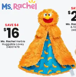 Toymate Ms. Rachel Herbie Huggable Lovey offer