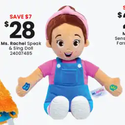 Toymate Ms. Rachel Speak & Sing Doll offer