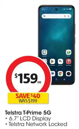 Coles Telstra T-Prime 5G offer