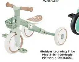 Toymate Globber Learning Trike Plus 2-in-1 Ecologic Pistachio offer