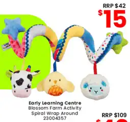 Toymate Early Learning Centre Blossom Farm Activity Spiral Wrap Around offer