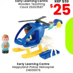 Toymate Early Learning Centre Happyland Police Helicopter offer