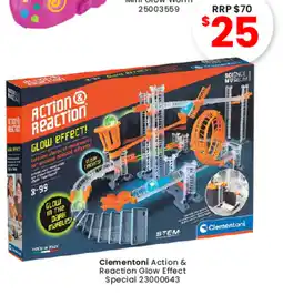Toymate Clementoni Action & Reaction Glow Effect Special offer