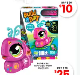 Toymate Build A Bot Mini Glow Worm offer