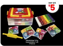 Toymate Plasticine Resealable Tub offer