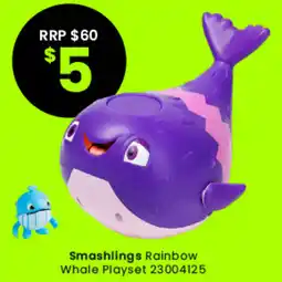 Toymate Smashlings Rainbow Whale Playset offer
