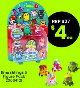 Toymate Smashlings 5 Figure Pack offer