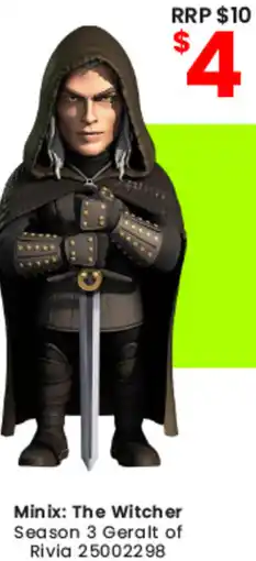 Toymate Minix: The Witcher Season 3 Geralt of Rivia offer