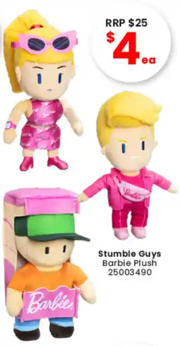Toymate Stumble Guys Barbie Plush offer
