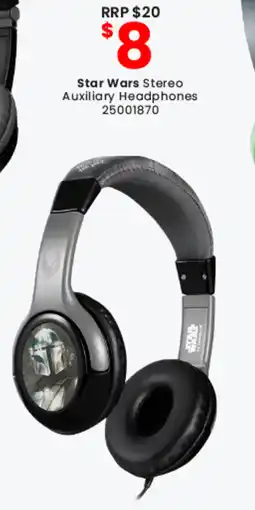 Toymate Star Wars Stereo Auxiliary Headphones offer