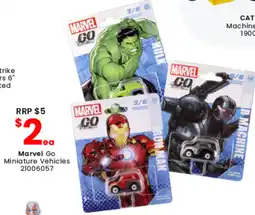Toymate Marvel Go Miniature Vehicles offer